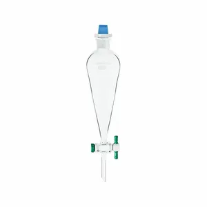 CHEMGLASS CG-1747-04 Separatory Funnel, 75 mm Stem Length Metric, 310 mm Labware Height Metric, Glass | CQ8RAW 21UF37