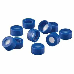 CHEMGLASS CV-3845-BSB9 Closure, 9 mm, PTFE, Snap On, 100 Pack | CQ8QPW 21UC75