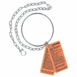 CHERNE 059778 Replacement Ring and Chain, 24 Inch Chain, Stainless Steel | CE9PZX 55TN77