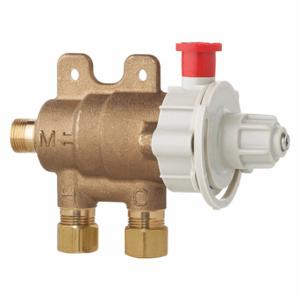 CHICAGO FAUCETS 131-FMAB Mixing Valve, 131, Brass, 3/8 Inch Inlet Size, Compression Inlet, 3/8 Inch Outlet Size | CQ8TDQ 443V82