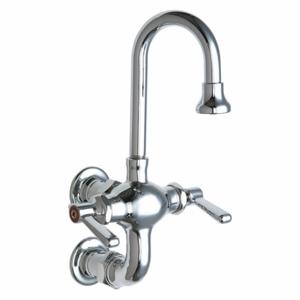 CHICAGO FAUCETS 225-261ABCP Hot And Cold Water Mixing Sink Faucet | CQ8RXX 21FJ38
