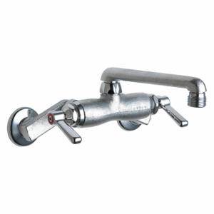 CHICAGO FAUCETS 737-RCF Hot And Cold Water Sink Faucet | CQ8RXZ 21FY26