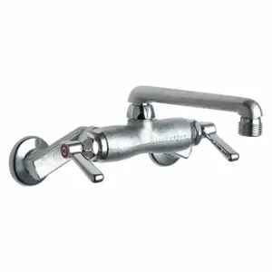 CHICAGO FAUCETS 737-RCF Hot And Cold Water Sink Faucet | CQ8RXZ 21FY26