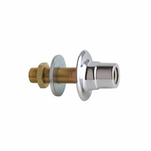 CHICAGO FAUCETS 986-CP Single Service Wall Flange | CQ8RZR 21GJ74