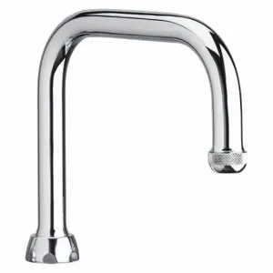 CHICAGO FAUCETS DB6AE1JKABCP 6 1/4In Rigid/Swing Double-Bend Spout | CQ8TLB 21GK21