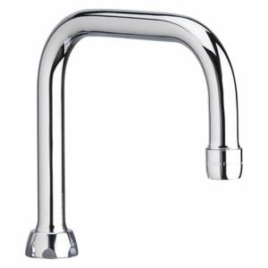 CHICAGO FAUCETS DB6AE35JKABCP 6 1/4In Rigid/Swing Double-Bend Spout | CQ8TLD 21GK22