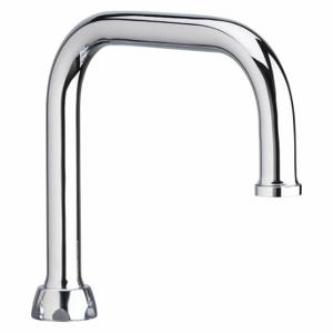 CHICAGO FAUCETS DB6JKABCP 6 1/4In Rigid/Swing Double-Bend Spout | CQ8TLC 21GK26