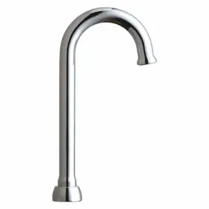 CHICAGO FAUCETS GN1JKABCP Rigid/Swing Gooseneck Spout, 3 1/2 Inch Size | CQ8TMZ 21GL40