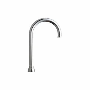 CHICAGO FAUCETS GN2JKABCP Rigid/Swing Gooseneck Spout, 5 1/4 Inch Size | CQ8TKZ 21GL73