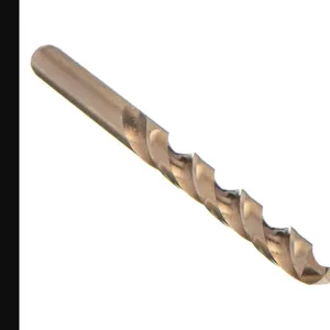 CHICAGO-LATROBE 46793 Jobber Length Drill Bit, Drill Bit Size W, Drill Bit Point Angle 135 Deg., Cobalt, Straw/Bronze | CH6JYN 4CNN3