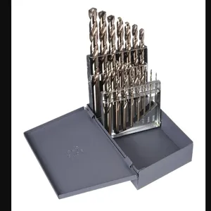 CHICAGO-LATROBE 47795 Jobber Drill Bit Set List # 550asp 15 Pc | AF2NYY 6WTZ5