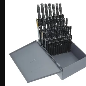 CHICAGO-LATROBE 57718 Jobber Drill Set 26 Piece Ltr High Speed Steel 118 Deg | AB3LEG 1U133