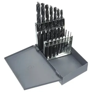 CHICAGO-LATROBE 69850 Jobber Drill Bit Set 15-pc 1/16 To 1/2in | AB3RPE 1V687