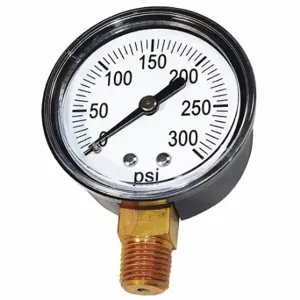 CHICAGO PNEUMATIC 1312100840 Pressure Gauge, Bottom Mount | CQ8WYC 39DM83