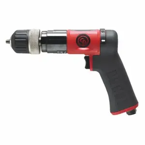 CHICAGO PNEUMATIC CP9792C Drill, 3/8 Inch Chuck Size, Industrial Duty, 2, 100 Rpm Free Speed, 0.5 Hp, Keyless | CQ8WCL 468H70