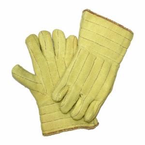 CHICAGO PROTECTIVE APPAREL 234-KT Strickhandschuhe, Handschuh-Handschutz, unbeschichtet, 600 °F maximale Temperatur, Beige, 1 Paar | CQ8XTU 42XN09