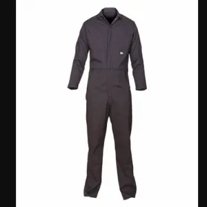 CHICAGO PROTECTIVE APPAREL 605-USN-5XL Coverall, 12.4 Cal/Sq Cm ATPV, MenS, 5Xl, Regular, 66 Inch | CQ8XQV 23TN59