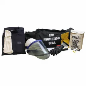 CHICAGO PROTECTIVE APPAREL AG-12 -4XL Arc Flash Clothing Kit, 4XL, 12 cal/sq cm ATPV, UltraSoft, 12 Glove Sz | CQ8XPD 23TN74