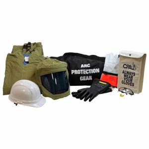 CHICAGO PROTECTIVE APPAREL AG-40-4XL Arc Flash Clothing Kit, 4XL, 44 cal/sq cm ATPV, UltraSoft, 12 Glove Sz | CQ8XPG 23TN98