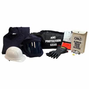 CHICAGO PROTECTIVE APPAREL AG-43-S Lichtbogen-Bekleidungsset, S, 43 cal/cm² ATPV, UltraSoft, 8 Handschuhgrößen | CQ8XPU 23TN84