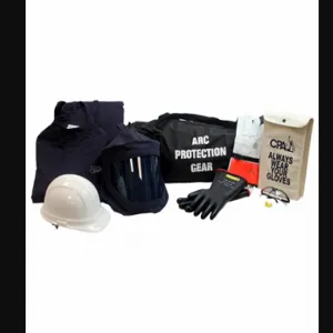 CHICAGO PROTECTIVE APPAREL AG-43-2XL Arc Flash Clothing Kit, 2XL, 43 cal/sq cm ATPV, UltraSoft, 12 Glove Sz | CQ8XPA 23TN88