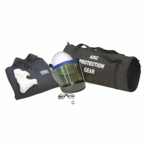 CHICAGO PROTECTIVE APPAREL AG12-CV-L-NG Arc Flash Clothing Kit, L, 12 cal/sq cm ATPV, UltraSoft | CQ8XPM 468A67