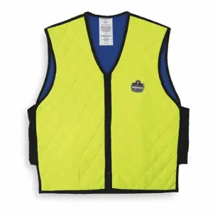 CHILL-ITS BY ERGODYNE 6665 Cooling Vest, Evaporative - Soak, XL, Green, Nylon, Up to 4 hr, Zipper | CQ8XWK 2EMK9