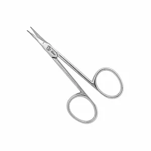 CLAUSS 12050 Curved Blades Scissor, Extra Sharp, 3.5 Inch Size. Gold Plated | CM2YXP