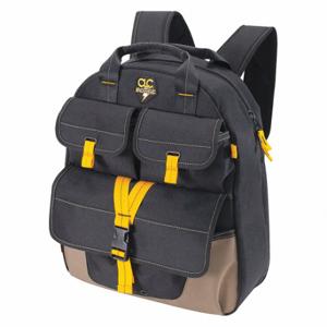 CLC ECP135 Tool BackPack, 3 Outside Pockets, 20 Inside Pockets, 14 1/2 Inch Overall Width | CQ8YCA 402M76
