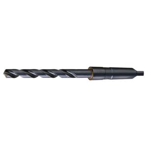 CLE-FORCE C68813 Taper Shank Drill, 43/64 Inch Size, RHS/RHC, 118 Deg. Radial Point, HSS, Steam Oxide | CL2JCP