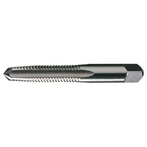 CLE-FORCE C69103 Taper Chamfer Hand Tap, Standard, 4 Flute, â€Ž#12-24 UNC, HSS, Bright | CL2JRD