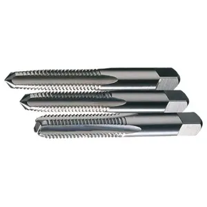 CLE-FORCE C69178 Taper Plug and Bottoming Hand Tap Set, Standard, â€Ž7/8-14 UNF, 4 Flute, HSS, Bright | CL2JVK