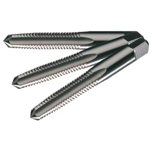 CLE-FORCE C69420 Taper Plug and Bottoming Hand Tap Set, Standard, Flute, â€Ž5/16-18 UNC, Carbon Steel, Bright | CL2KCG