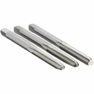 CLE-LINE C00323 Tap Set, #2-56 Tap Thread Size, 7/16 Inch Thread Length, 1 5/8 Inch Overall Length | CQ9DAH 407D42