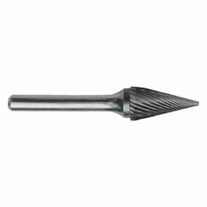 CLE-LINE C17664 Cone Bur, Single Cut, 3.00 mm Shank, 4.76 mm Head, Lg Of Cut 12.70 mm, Sm-53 | CQ8YHY 50AW64