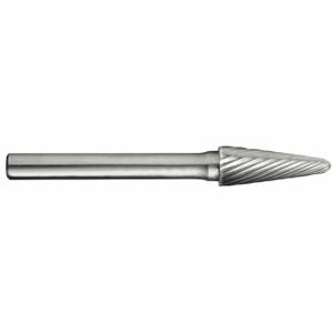 CLE-LINE C17719 Cone Bur, Single Cut, 6.00 mm Shank, 3/8 Inch Head, Lg Of Cut 1-1/16 Inch, Sl-3 | CQ8YHZ 50AW92