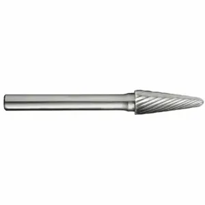 CLE-LINE C17822 Cone Bur, Single Cut, 1/4 Inch Shank, 1/2 Inch Head, Lg Of Cut 1-1/8 Inch, Sl-4L6 | CQ8YHG 50AX07