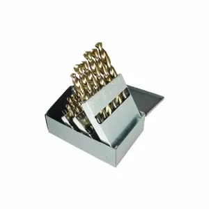 CLE-LINE C18628 Jobber Length Drill Bit Set, 1 mm Smallest Drill Bit Size, 13 mm Largest Drill Bit Size | CQ8ZLL 50AX74