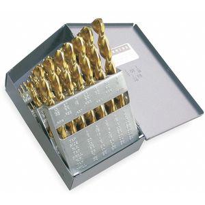 CLE-LINE C18703 Jobber Drill Bit Set, High Speed Steel, 29 Pieces | CD2YQB 1TPD1