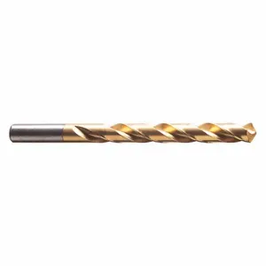 CLE-LINE C19150 Jobber Length Drill Bit, #51 Drill Bit Size, 2 Inch Overall Length, Tin Finish | CQ8ZYT 50CK54