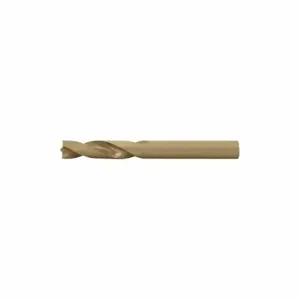 CLE-LINE C20480 Weld Drill Bit, Straw/Bronze, 10 mm Drill Bit Size, 43 mm Flute Length, Cobalt | CQ9DGM 50CR55