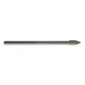 CLE-LINE C20718 Glass and Tile Drill Bit, 1/8 Inch Drill Bit Size, 3 1/4 Inch Max Drilling Depth | CQ8ZFW 3BT61