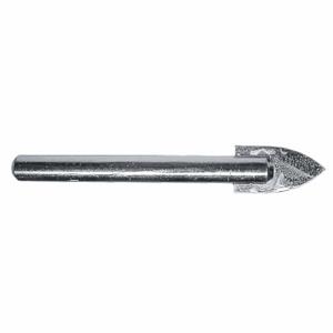 CLE-LINE C20719 Glass and Tile Drill Bit, 3/16 Inch Drill Bit Size, 2 3/4 Inch Max Drilling Depth | CQ8ZFT 3BT62