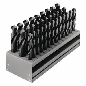 CLE-LINE C21134 Reduced Shank Drill Bit Set, 9/16 Inch Smallest Drill Bit Size | CQ9BXU 50AT92