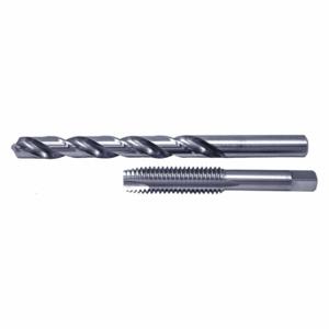 CLE-LINE C22301 Drill Bit And Tap Set, 2 Pieces, 1/2 Inch -13 Smallest Thread Size | CQ8YFK 445M71