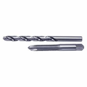 CLE-LINE C22303 Drill Bit And Tap Set, 2 Pieces, 3/8 Inch -16 Smallest Thread Size | CQ8YFL 445M73