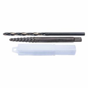 CLE-LINE C22312 Screw Extractor Set, Spiral Flute Screw Extractor And Drill Bit, 2 PK | CQ9CEH 445M80