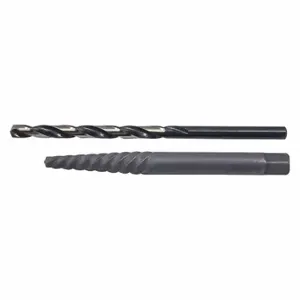 CLE-LINE C22313 Screw Extractor Set, Spiral Flute Screw Extractor And Drill Bit, 2 PK | CQ9CEL 445M81