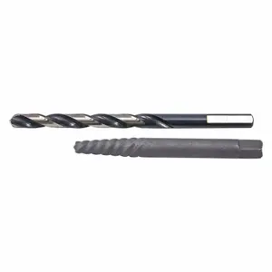 CLE-LINE C22314 Screw Extractor Set, Spiral Flute Screw Extractor And Drill Bit, 2 PK | CQ9CEK 445M82