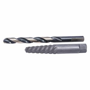 CLE-LINE C22316 Screw Extractor Set, Spiral Flute Screw Extractor And Drill Bit, 2 PK | CQ9CEG 445M84
